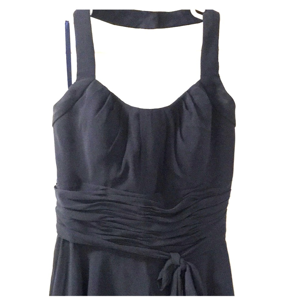 Navy blue Mori Lee bridesmaid dress